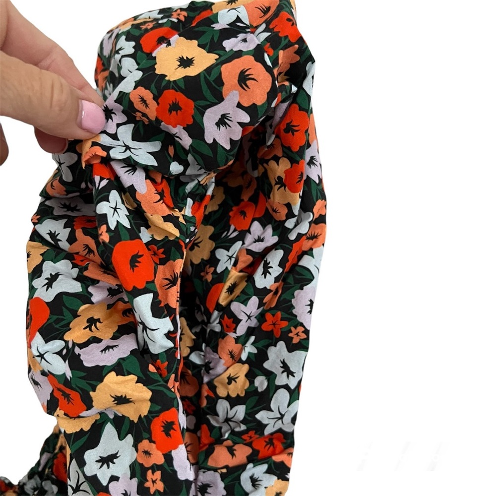AGUA BY AGUA BENDITA Horizonte Floral Print Mini Dress in Multicolor Small - Picture 9 of 16